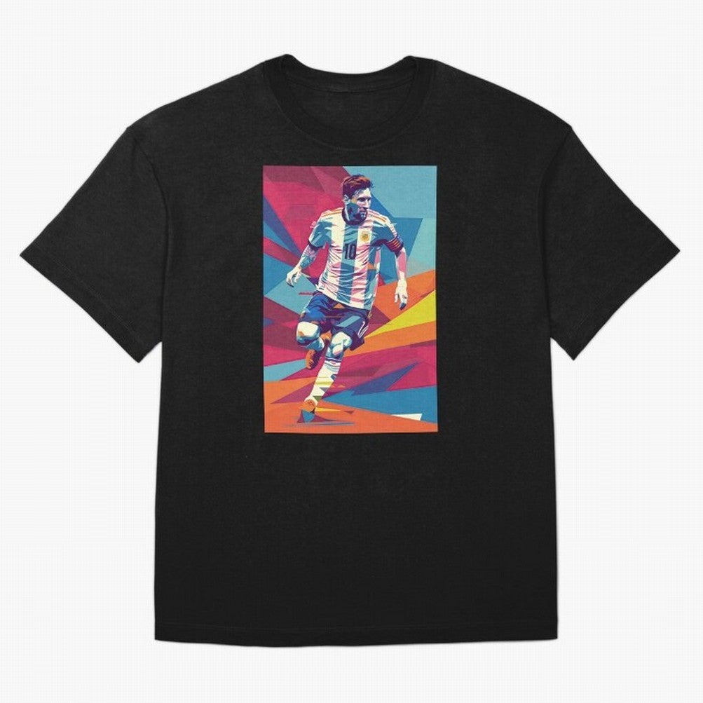 Messi in action Graphic poster design Classic T-Shirt Fuel FIFA World Cup 2026 for Fans of Neymar and Spain and Netherlands, Bringing Stadium Chants, National Pride, Trophy Dreams and Unforgettable Football Memories; Perfect for Fans, Collectors,