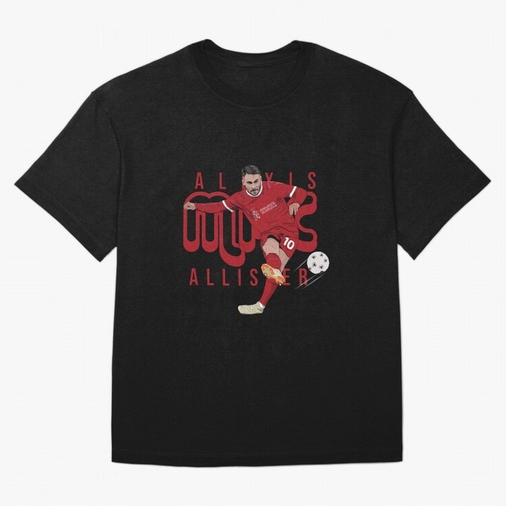 Alexis Mac Allister Liverpool Classic T-Shirt Turn Every Weekend Toward the FIFA World Cup 2026 USA Canada Mexico Journey through Haaland and Mbappe Highlights, Argentina and Brazil Pride, Soccer Culture, Superstar Moments, National Team Dreams and