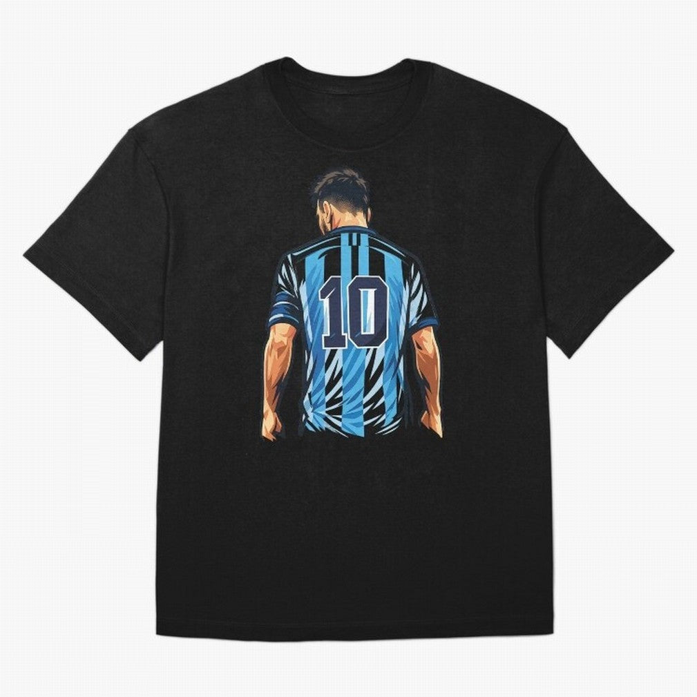 Messi 10 legend Oversized T-Shirt Follow the Road to FIFA World Cup 2026 Group Stage Built around Haaland, Portugal Energy, Sports Nostalgia, International Competition, Famous Players and Unforgettable Victories; Perfect for Supporters Who Want