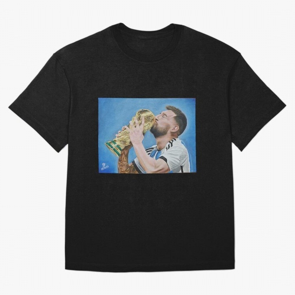 Lionel Messi Oversized T-Shirt Join Match Day Hype around FIFA World Cup 2026 Group Stage, Haaland, Argentina, France and Brazil, Soccer Culture, Superstar Moments, National Team Dreams and Competitive Fire; Great for Watch Parties, Sports Bars,