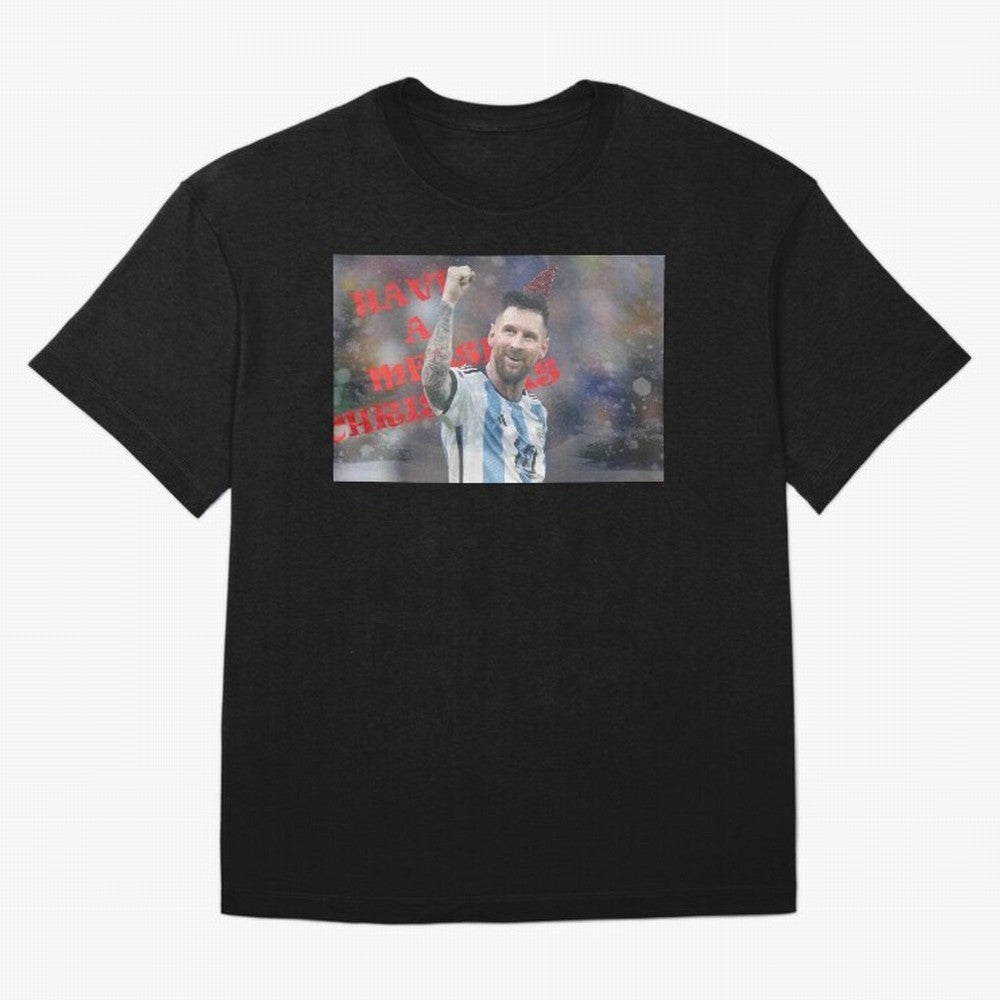 Have a Messi Christmas Classic T-Shirt Honor the FIFA World Cup 2026 Journey through Haaland and Mbappe Highlights, Brazil, Portugal and Argentina Pride, Vintage Soccer Flavor, Modern Football Stars, National Flags and Final Night Emotion; Great