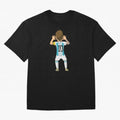 Cartoon Illustration Messi vs Netherlands World Cup Qatar 2022 Oversized T-Shirt Remember Match Day Hype around FIFA World Cup 2026 Group Stage, CR7 and Messi, Argentina and Brazil, Tournament Hype, Historic Matchups, Family Viewing Parties and