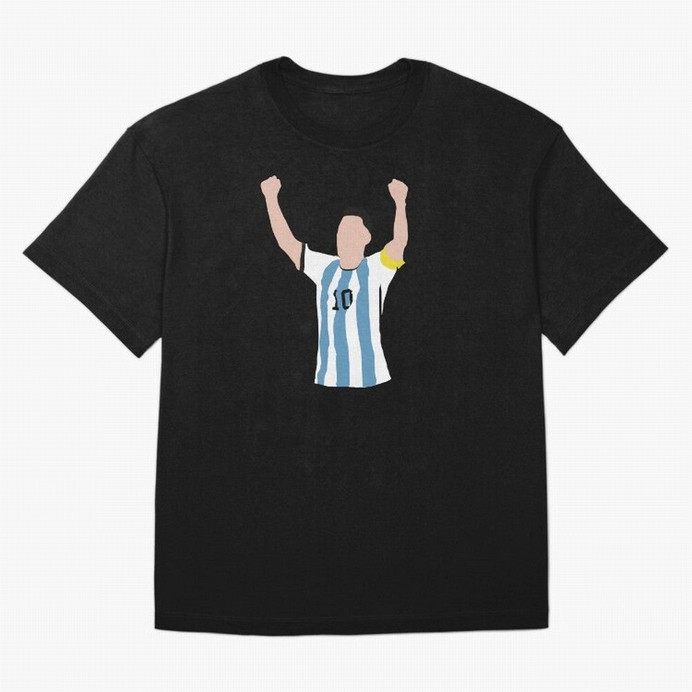 Lionel Messi Classic T-Shirt Show Fan Pride Across Match Day Hype around FIFA World Cup 2026 Group Stage, Neymar, Haaland and Cristiano Ronaldo, Brazil, Portugal and Argentina, Champion Mindset, Group Stage Buzz, Knockout Tension and Passionate Fan