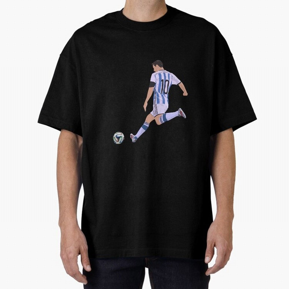 Messi Oversized T-Shirt Remember FIFA World Cup 2026 Connected to Messi and Cristiano Ronaldo, Spain and Netherlands Energy, Match Day Excitement, Supporter Culture, Golden Goals and Global Football Passion; Great for Supporters Who Love Legendary
