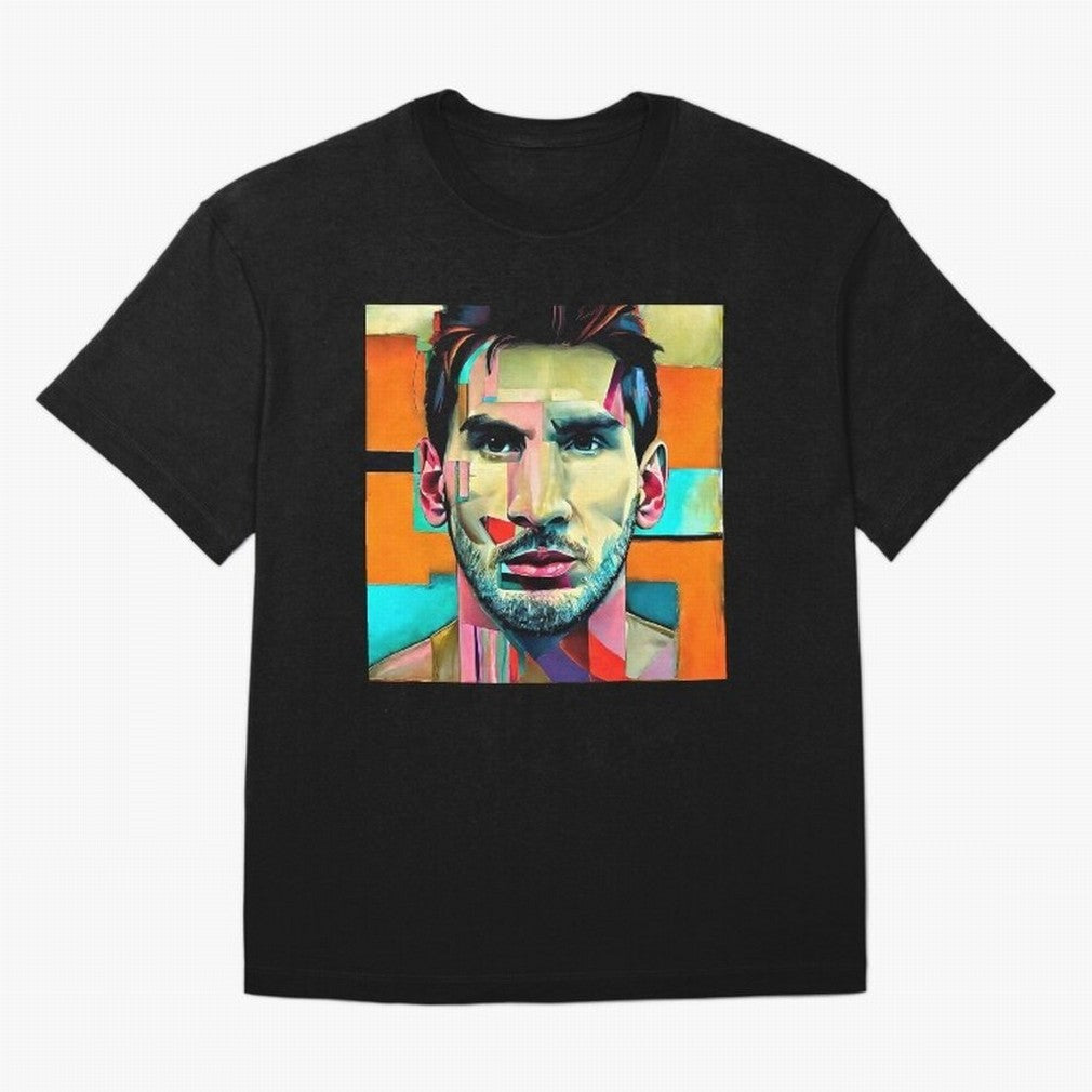 Messi on modern art Classic T-Shirt Celebrate Fan Favorites in the FIFA World Cup 2026 Group Stage Journey through Haaland Highlights, Brazil, Portugal and Argentina Pride, Classic Soccer Heritage, Championship Pressure, Fan Loyalty and