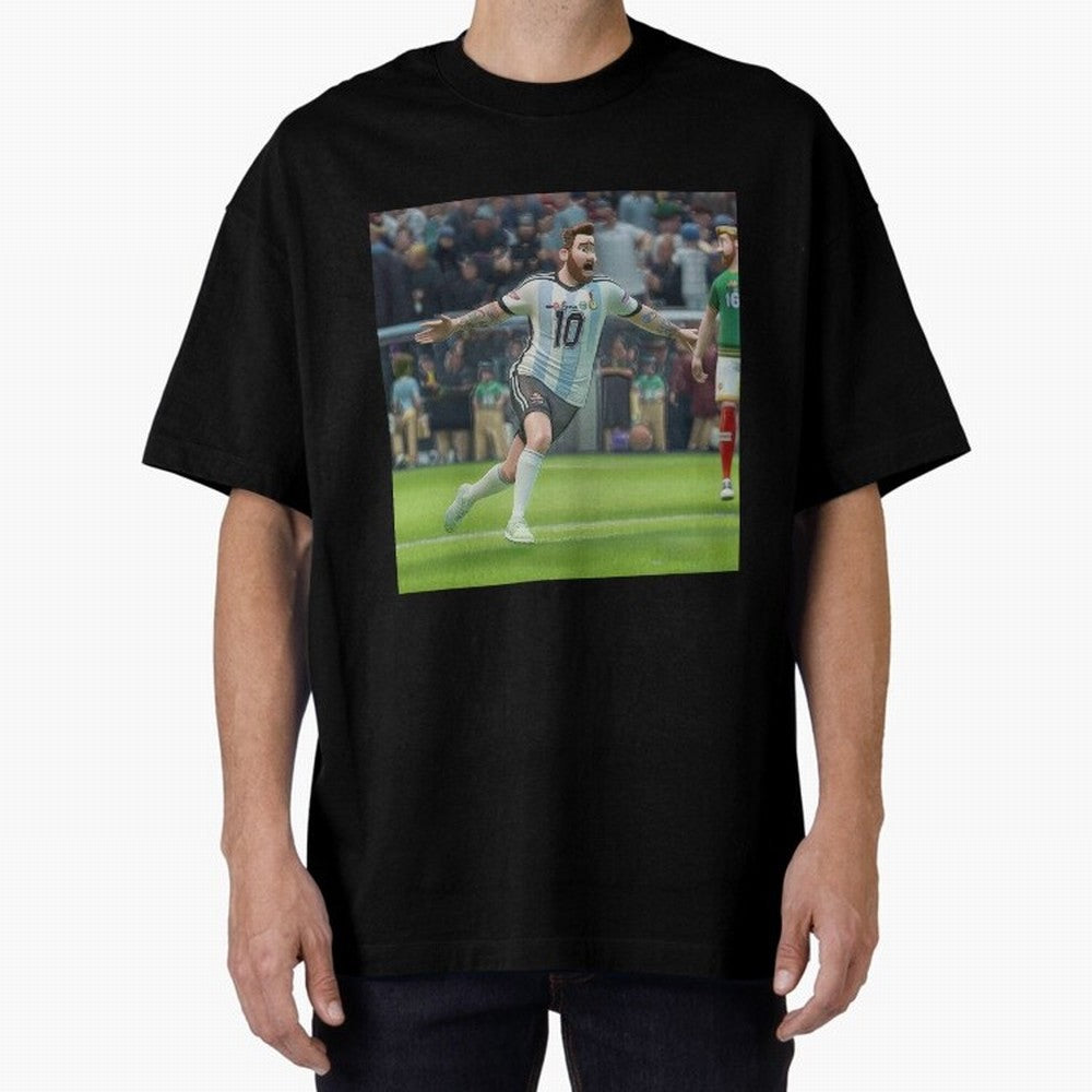 Lionel Messi caricature Classic T-Shirt Step into FIFA World Cup 2026 Spirit, Centered on Argentina, France and Brazil, Messi and Cristiano Ronaldo, Goal Celebration Energy, Supporter Heritage, Football Icons and Worldwide Tournament Joy; Built for