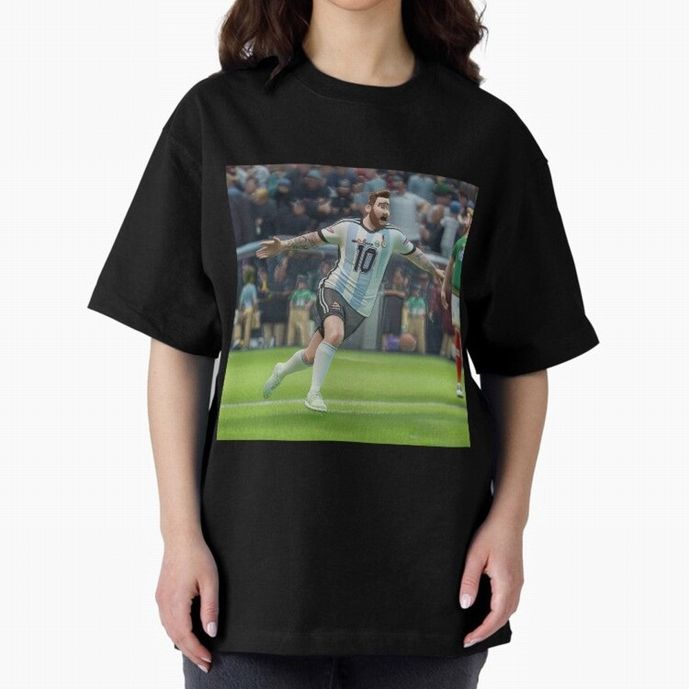 Lionel Messi caricature Classic T-Shirt Step into FIFA World Cup 2026 Spirit, Centered on Argentina, France and Brazil, Messi and Cristiano Ronaldo, Goal Celebration Energy, Supporter Heritage, Football Icons and Worldwide Tournament Joy; Built for