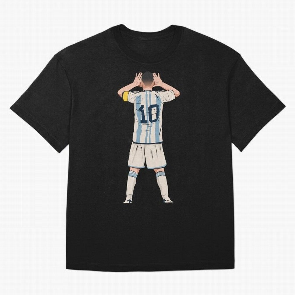Lionel Messi Oversized T-Shirt Celebrate the Stars of FIFA World Cup 2026 Group Stage for Fans of CR7 and Brazil, Portugal and Argentina, Bringing Football History, Final Match Energy, Crowd Noise and Once in a Lifetime Moments; Ideal for Fans Who
