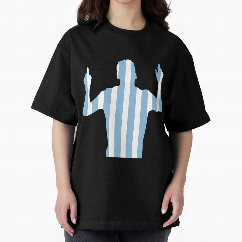 lionel Oversized T-Shirt Show Fan Pride Across the FIFA World Cup 2026 Group Stage Journey through Haaland and Mbappe Highlights, Argentina Pride, Match Day Excitement, Supporter Culture, Golden Goals and Global Football Passion; Ideal for Fans Who