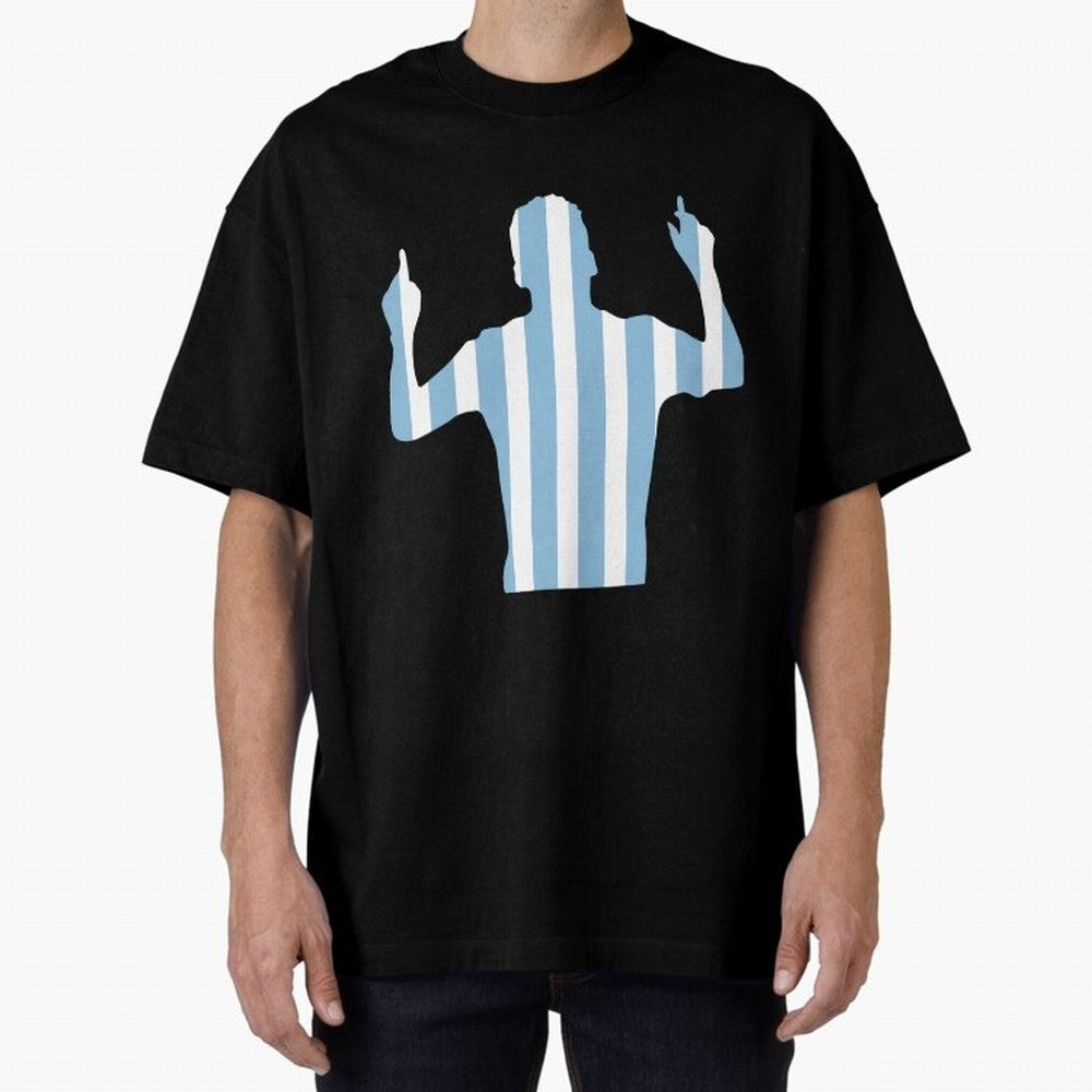 lionel Oversized T-Shirt Show Fan Pride Across the FIFA World Cup 2026 Group Stage Journey through Haaland and Mbappe Highlights, Argentina Pride, Match Day Excitement, Supporter Culture, Golden Goals and Global Football Passion; Ideal for Fans Who