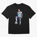Messi in an illustrated style drinking mate ¨C The Goat Phone Case design Classic T-Shirt Turn Every Weekend Toward Match Day Hype around FIFA World Cup 2026, CR7, England and Germany, Championship Spirit, Famous Goals, Roaring Crowds and