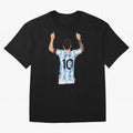 Lionel Messi Oversized T-Shirt Remember FIFA World Cup 2026 Group Stage for Fans of Messi, Neymar and Mbappe and Portugal, Spain and Germany, Bringing Football History, Final Match Energy, Crowd Noise and Once in a Lifetime Moments; Created for