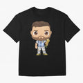 Messi_Champion Oversized T-Shirt Create FIFA World Cup 2026 USA Canada Mexico for Fans of Messi, Neymar and Mbappe and Netherlands, Bringing Vintage Soccer Flavor, Modern Football Stars, National Flags and Final Night Emotion; Perfect for