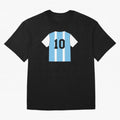 Messi, GOAT, Soccer, GOAL Oversized T-Shirt Bring FIFA World Cup 2026 USA Canada Mexico for Fans of CR7 and Messi and Argentina, Bringing Championship Spirit, Famous Goals, Roaring Crowds and International Football Unity; Created for Match Day