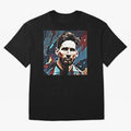 The King Leo Messi Legend Oversized T-Shirt Represent the Passion of the FIFA World Cup 2026 Group Stage Journey through CR7 and Messi Highlights, Brazil Pride, Worldwide Fan Energy, Dramatic Goals, Stadium Lights and Championship Celebrations;