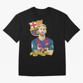 Lionel Messi (Barcelona) artwork Classic T-Shirt Make Your Look Match Global Football Passion for FIFA World Cup 2026 USA Canada Mexico, Made for Messi and Cristiano Ronaldo, England, Champion Mindset, Group Stage Buzz, Knockout Tension and