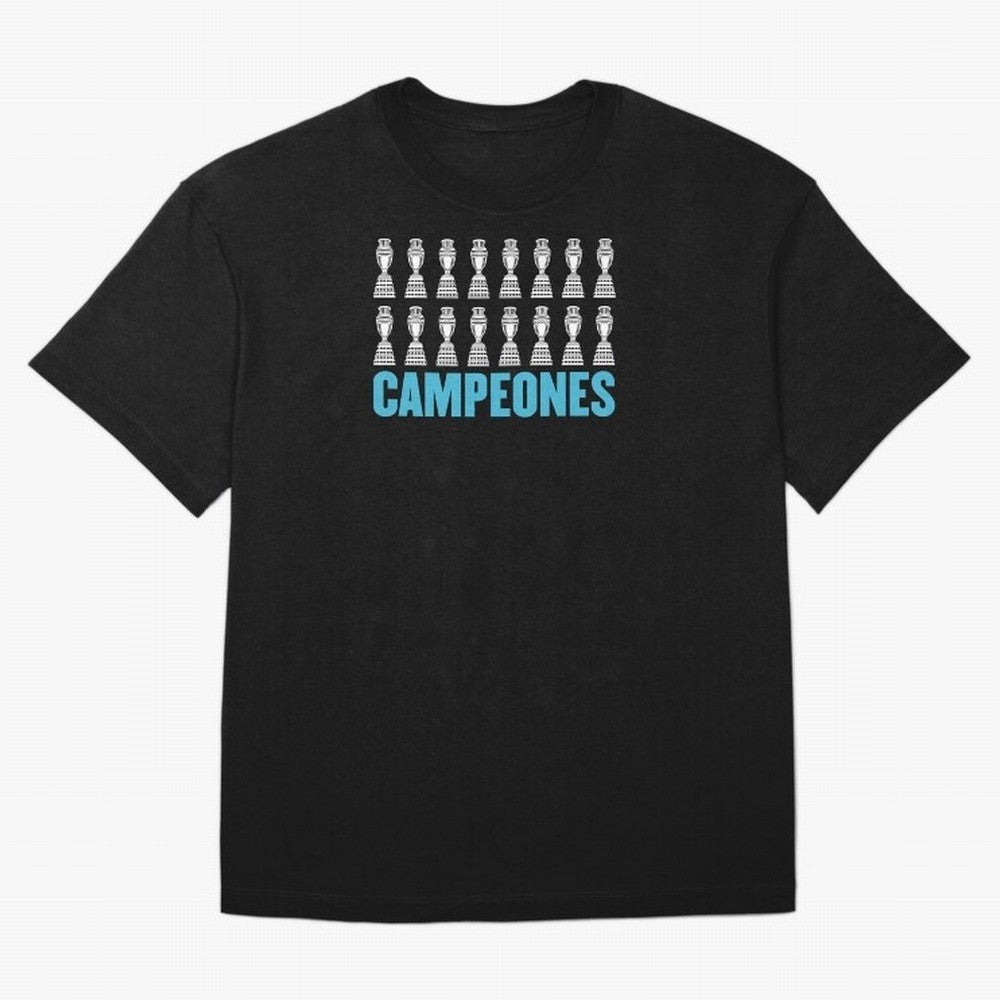 Campeones! Classic T-Shirt Bring Supporter Culture to FIFA World Cup 2026 Spirit, Inspired by England, Messi, Neymar and Mbappe, Supporter Pride, Iconic Celebrations, Legendary Names and Global Match Day Energy; Perfect for Fans, Collectors, Family