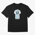 Messi Jersey Oversized T-Shirt Feel International Energy from Match Day Hype around FIFA World Cup 2026 USA Canada Mexico, Haaland, Germany, Goal Celebration Energy, Supporter Heritage, Football Icons and Worldwide Tournament Joy; Ideal for