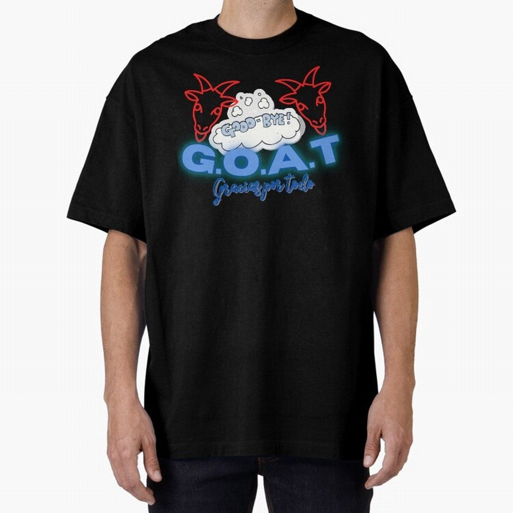 Lionel Messi THANKS GOAT Shirt Oversized T-Shirt Stand with Global Football Passion for FIFA World Cup 2026 USA Canada Mexico, Centered on Haaland, England and Germany, Classic Soccer Heritage, Championship Pressure, Fan Loyalty and International