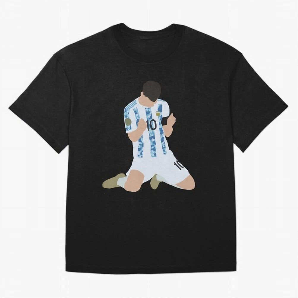 Messi Celebrates Argentina Victory Classic T-Shirt Celebrate Soccer Greatness during FIFA World Cup 2026 Celebrating Cristiano Ronaldo, Haaland and CR7, Argentina, France and Brazil Energy, Goal Celebration Energy, Supporter Heritage, Football