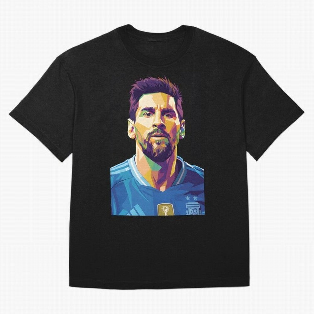 Messi wpap pop art Classic T-Shirt Relive Match Day Hype around FIFA World Cup 2026 USA Canada Mexico, Mbappe and Neymar, Brazil, Retro Football Energy, Iconic Rivalries, Trophy Chase Drama and Stadium Atmosphere; Ideal for Fans Who Follow Messi,
