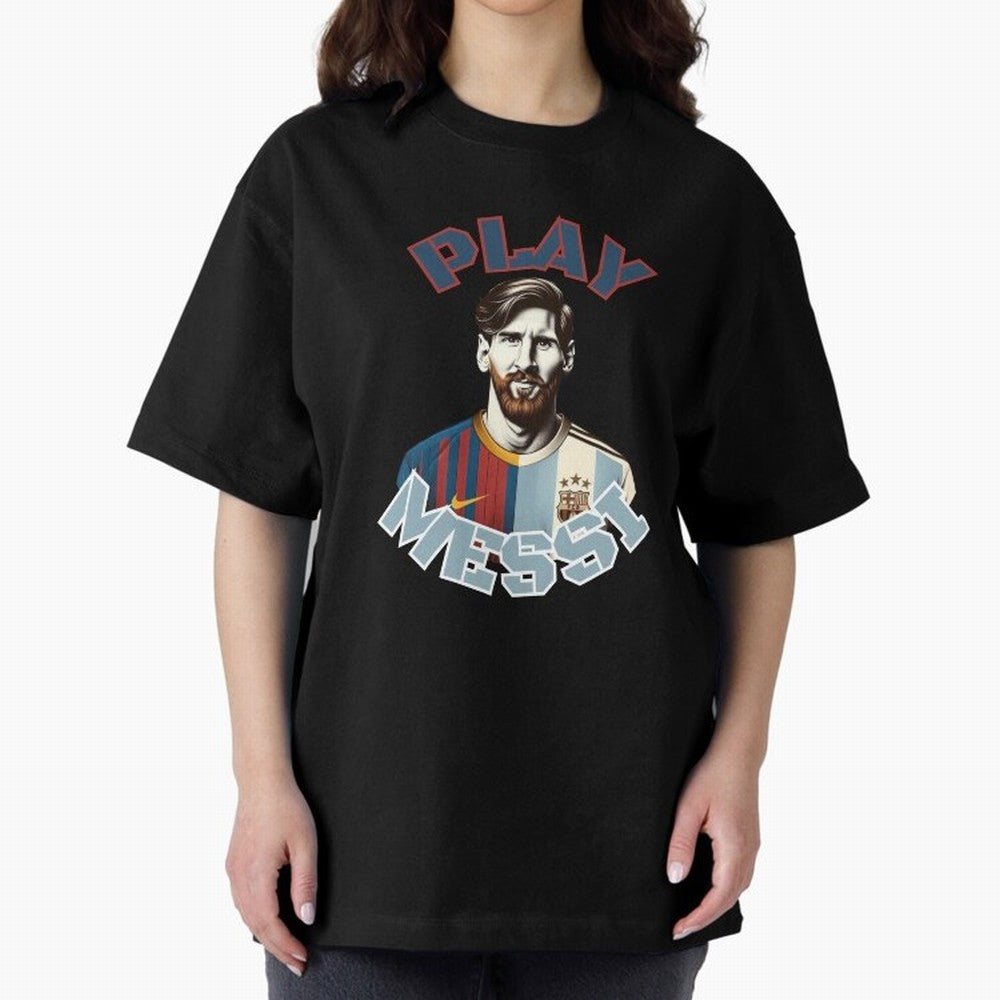 Play Messi Classic T-Shirt Bring Trophy Dreams to Global Football Passion for FIFA World Cup 2026 Group Stage, Driven by Cristiano Ronaldo, France and Portugal, Soccer Culture, Superstar Moments, National Team Dreams and Competitive Fire; Ideal for