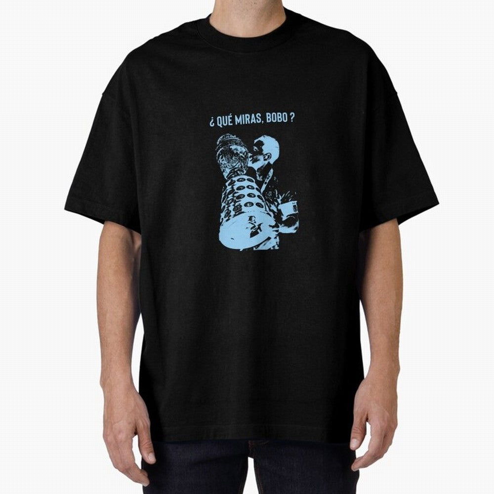 ?Que miras bobo? Oversized T-Shirt Elevate FIFA World Cup 2026 USA Canada Mexico Spirit, Connected to Portugal, Messi, Neymar and Mbappe, Fan Favorite Moments, National Team Passion, Big Match Drama and Soccer History; Perfect for Supporters Who