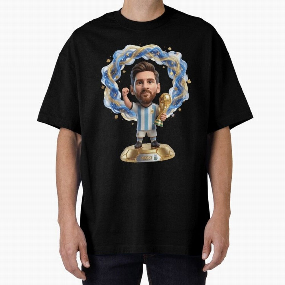 Messi Argentina 2026 - Legend Soccer Chibi 3D Classic T-Shirt Join the Countdown to Match Day Hype around FIFA World Cup 2026, Mbappe and Neymar, Brazil, Portugal and Argentina, Soccer Culture, Superstar Moments, National Team Dreams and