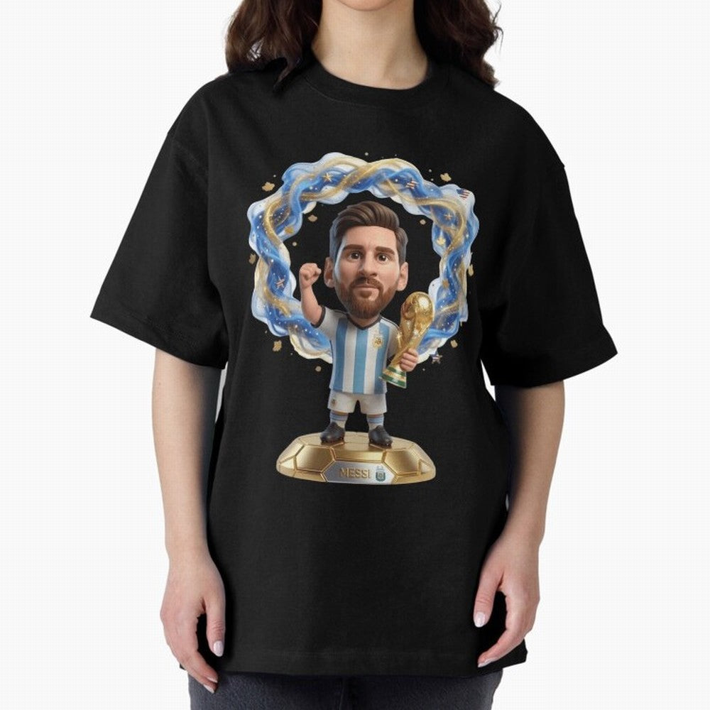 Messi Argentina 2026 - Legend Soccer Chibi 3D Classic T-Shirt Join the Countdown to Match Day Hype around FIFA World Cup 2026, Mbappe and Neymar, Brazil, Portugal and Argentina, Soccer Culture, Superstar Moments, National Team Dreams and