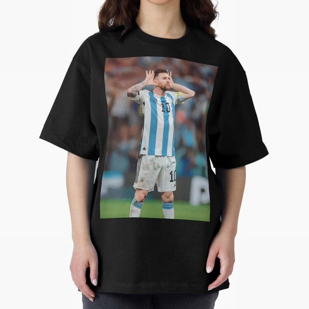 Lionel Messi In Qatar Wolrd Cup Classic T-Shirt Show Championship Spirit for Global Football Passion for FIFA World Cup 2026 USA Canada Mexico, with CR7 and Messi, England, France and Netherlands, Game Day Rituals, Football Legends, Country Pride