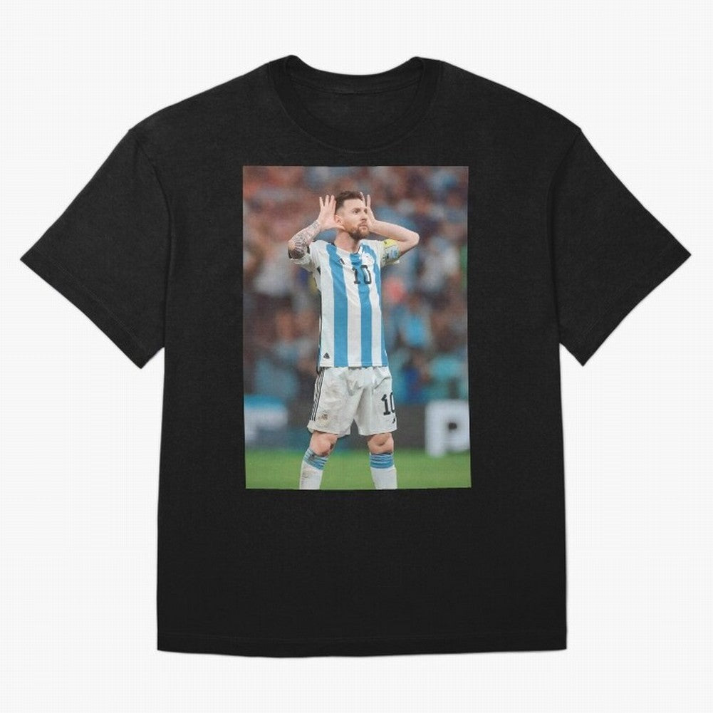 Lionel Messi In Qatar Wolrd Cup Classic T-Shirt Show Championship Spirit for Global Football Passion for FIFA World Cup 2026 USA Canada Mexico, with CR7 and Messi, England, France and Netherlands, Game Day Rituals, Football Legends, Country Pride