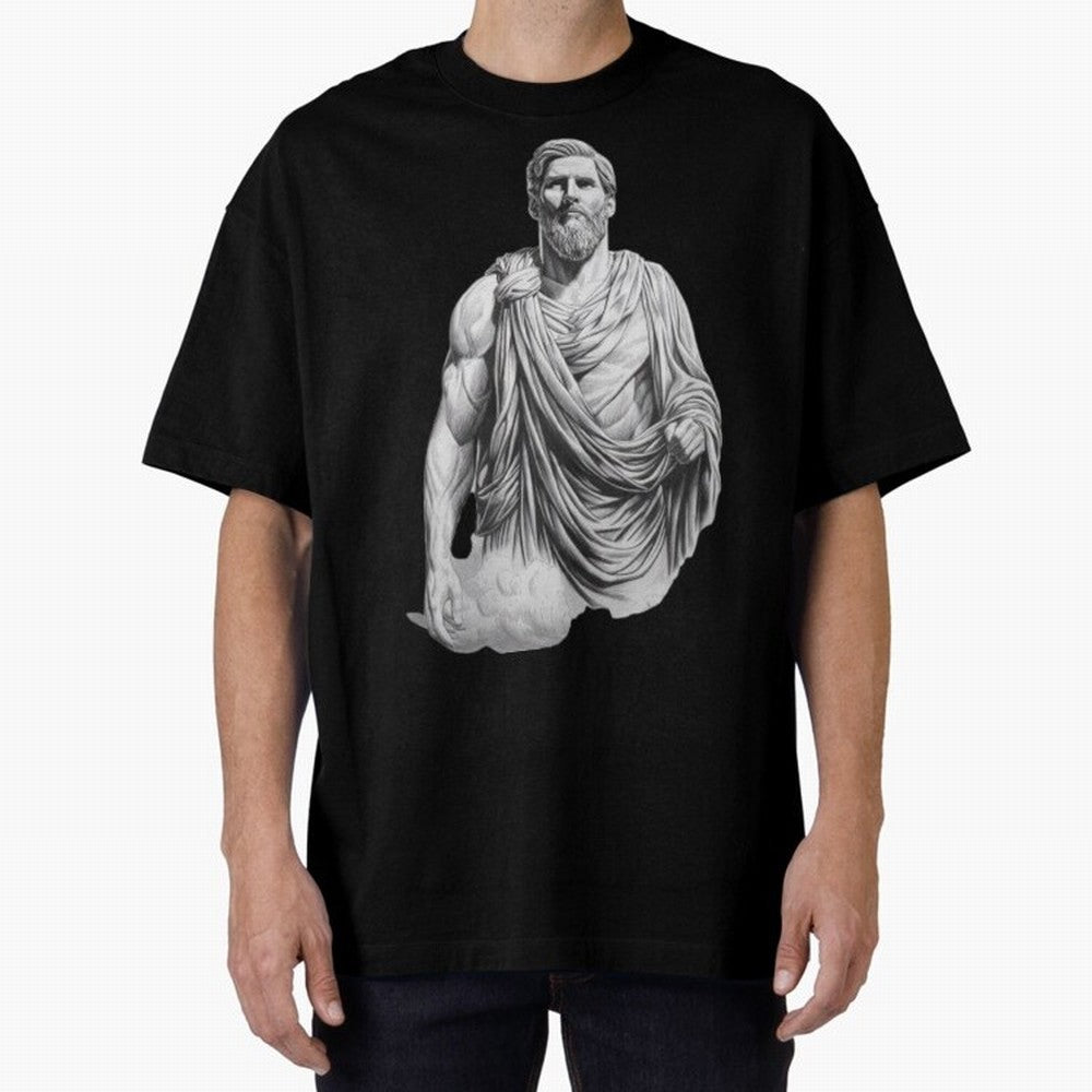 Lionel Messi - Greek God Zeus Classic T-Shirt Experience the Global Stage of Global Football Passion for FIFA World Cup 2026, Made for Mbappe and Neymar, Netherlands, Global Supporter Spirit, Legendary Goals, National Colors and Tournament