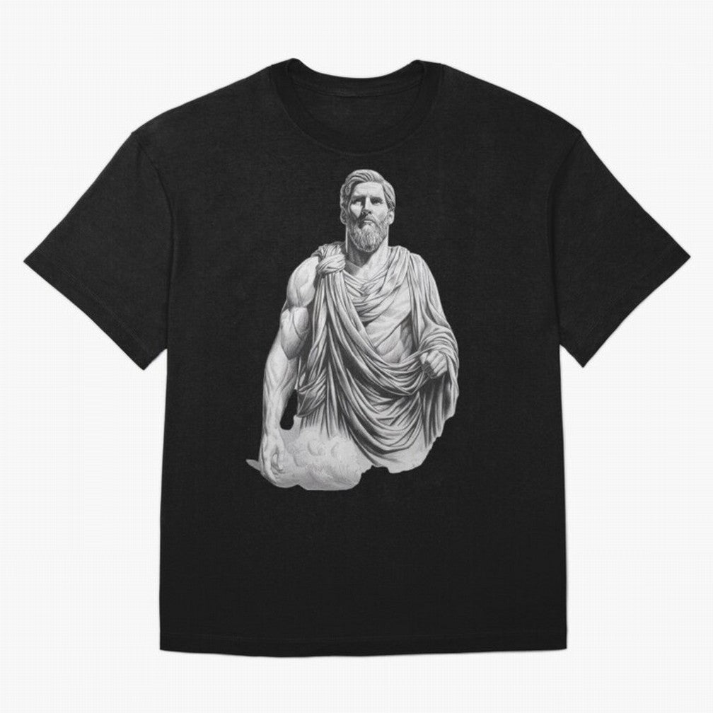 Lionel Messi - Greek God Zeus Classic T-Shirt Experience the Global Stage of Global Football Passion for FIFA World Cup 2026, Made for Mbappe and Neymar, Netherlands, Global Supporter Spirit, Legendary Goals, National Colors and Tournament