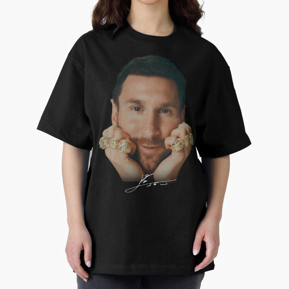 Lionel Messi 8 Ballon d'Or Gold Rings Classic T-Shirt Live the Energy of FIFA World Cup 2026 Spirit, Celebrating Spain and Netherlands, Cristiano Ronaldo, Championship Spirit, Famous Goals, Roaring Crowds and International Football Unity; Perfect