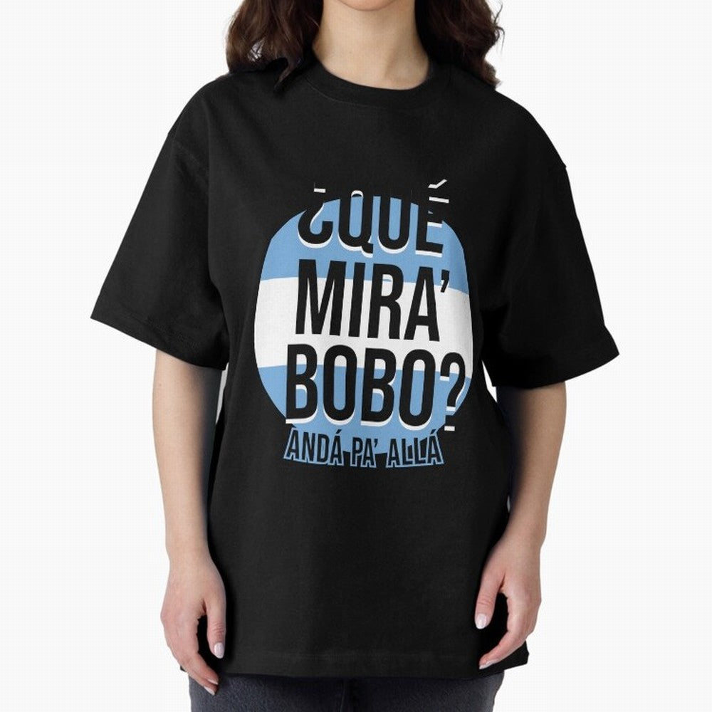 Messi - What do you look silly? Go over there - Lionel Messi shirt meme v3 Oversized T-Shirt Bring Legendary Rivalry Energy to FIFA World Cup 2026 Celebrating Messi and Cristiano Ronaldo, Spain and Netherlands Energy, Retro Football Energy, Iconic