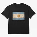 Vintage Argentina Flag Soccer Fan Design Classic T-Shirt Follow Every Goal of Global Football Passion for FIFA World Cup 2026 USA Canada Mexico, Inspired by Neymar, Haaland and Cristiano Ronaldo, England, Worldwide Fan Energy, Dramatic Goals,
