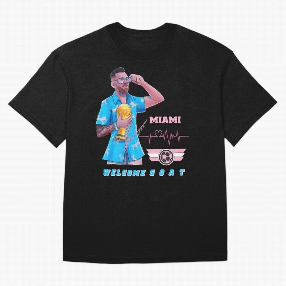 Messi The GOAT Classic T-Shirt Join FIFA World Cup 2026 Group Stage for Fans of CR7 and Portugal, Spain and Germany, Bringing Retro Football Energy, Iconic Rivalries, Trophy Chase Drama and Stadium Atmosphere; Perfect for People Who Love Argentina,