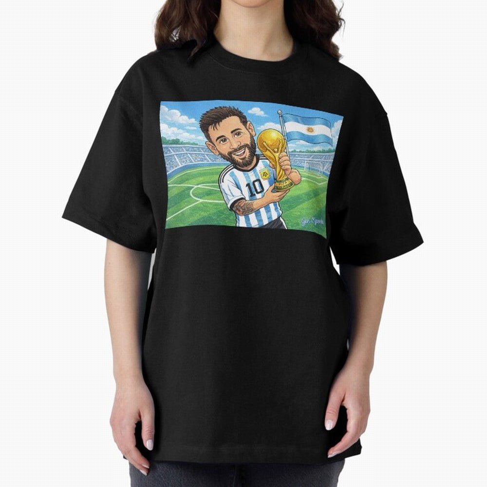 Lionel Messi Argentina World Cup 2022 Classic T-Shirt Celebrate Golden Goal Energy in FIFA World Cup 2026 Group Stage Driven by Messi, Neymar and Mbappe, England, France and Netherlands Energy, Stadium Memories, Football Loyalty, International