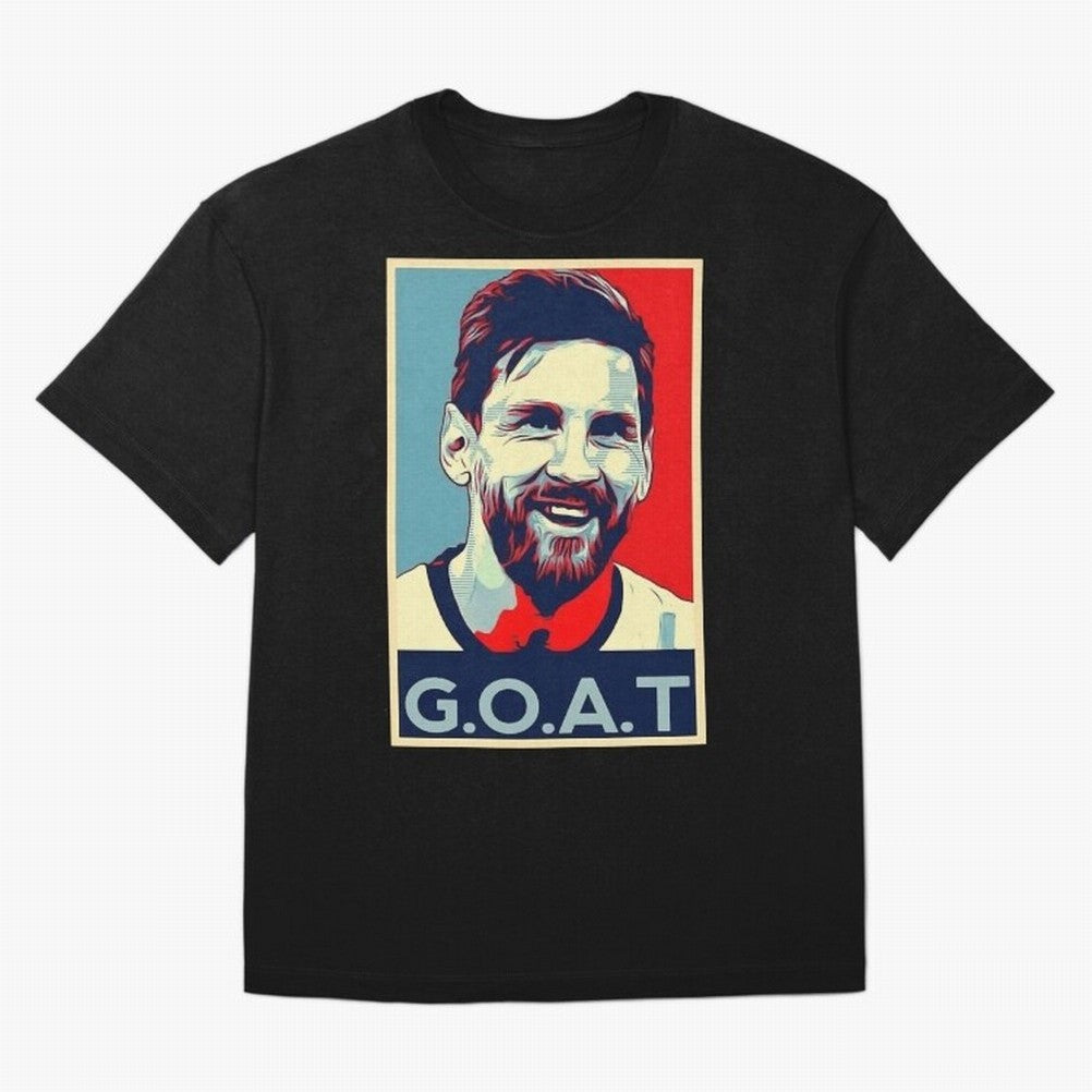 Messi Pop Art Portrait Classic T-Shirt Show Love for Legendary Goals in FIFA World Cup 2026 USA Canada Mexico Spirit, Connected to Netherlands, Neymar, Classic Soccer Heritage, Championship Pressure, Fan Loyalty and International Pride; Ideal for