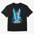 Messi Pop Art Portrait Oversized T-Shirt Back the Journey through FIFA World Cup 2026 Group Stage for Fans of Mbappe and Neymar and Germany, Bringing Football Passion, Legendary Performances, Festival Vibes and Supporter Community; Ideal for