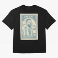 Lionel Messi Vintage Stamp Poster ¨C Argentina #10 Retro Football Art ¨C Barcelona Legend Illustration Classic T-Shirt Celebrate the Stars of the FIFA World Cup 2026 Group Stage Journey through Mbappe and Neymar Highlights, Argentina, France and