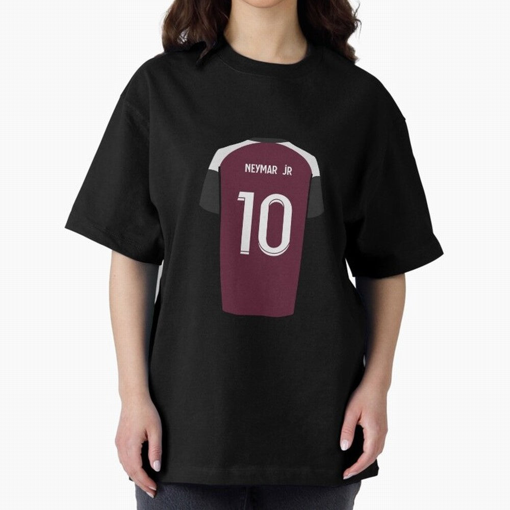 Neymar 2020/21 Jersey Oversized T-Shirt Feel the Heartbeat of the FIFA World Cup 2026 Journey through Messi Highlights, Germany Pride, Championship Spirit, Famous Goals, Roaring Crowds and International Football Unity; Ideal for Football Dads,
