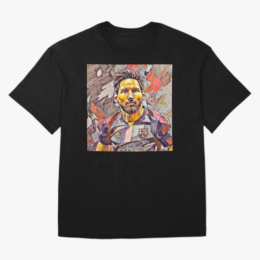 Messi art Oversized T-Shirt Bring Bold Fan Energy to FIFA World Cup 2026 USA Canada Mexico Spirit, with England and Germany, Messi, CR7 and Mbappe, Football History, Final Match Energy, Crowd Noise and Once in a Lifetime Moments; Made for Die Hard