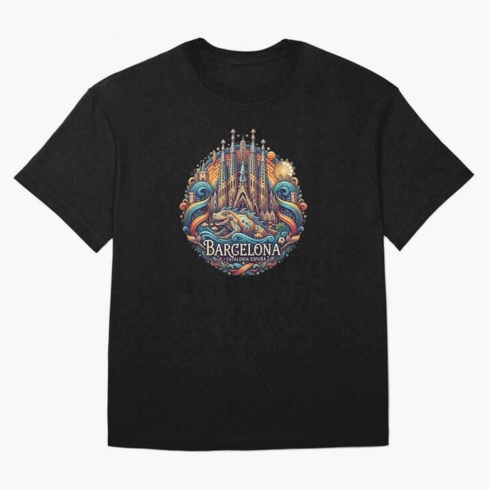 BARCELONA Oversized T-Shirt Honor the Football Icons of FIFA World Cup 2026 USA Canada Mexico for Fans of Neymar and England, Bringing Classic Soccer Heritage, Championship Pressure, Fan Loyalty and International Pride; Made for Collectors Who