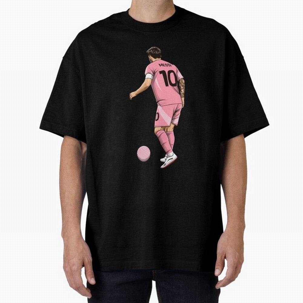 Lionel Messi Oversized T-Shirt Make Every Match About FIFA World Cup 2026 Spirit, with England, Messi and Cristiano Ronaldo, Sports Nostalgia, International Competition, Famous Players and Unforgettable Victories; Perfect for People Who Love