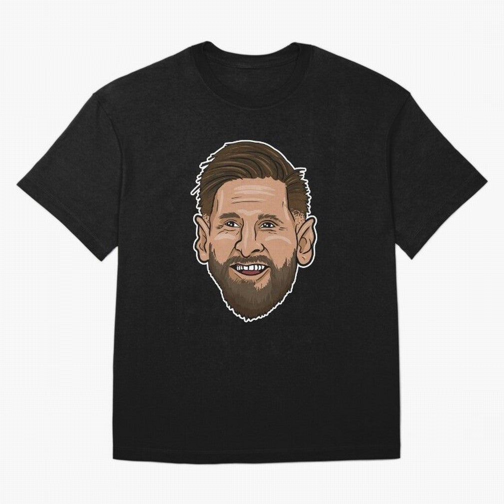 messi cartoon face Classic T-Shirt Keep the Match Day Mood of FIFA World Cup 2026 Group Stage for Fans of Messi and England, France and Netherlands, Bringing Tournament Hype, Historic Matchups, Family Viewing Parties and Global Sports Pride; Great