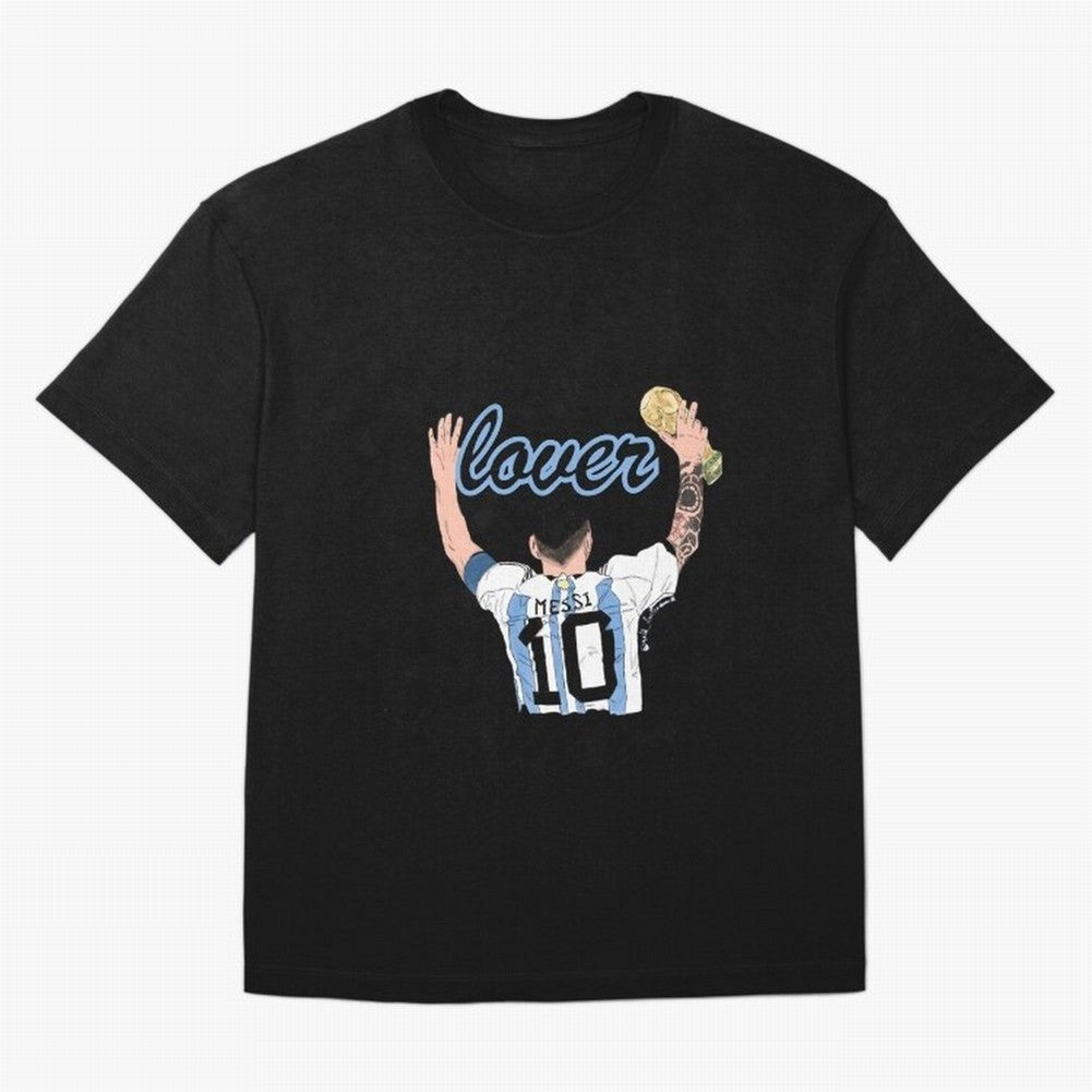 Messi Lover Classic T-Shirt Support FIFA World Cup 2026 Group Stage for Fans of Messi and Cristiano Ronaldo and Brazil, Bringing Championship Spirit, Famous Goals, Roaring Crowds and International Football Unity; Ideal for Passionate Fans Who Love