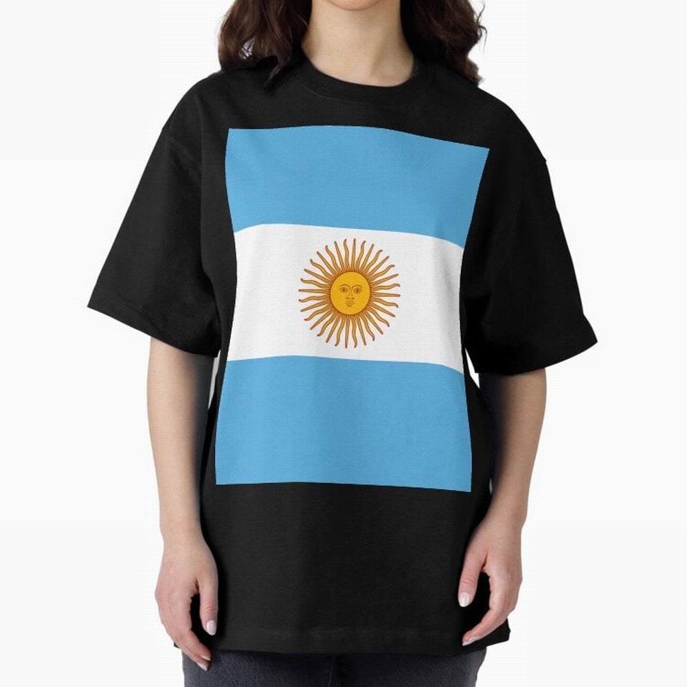 Argentina Oversized T-Shirt Celebrate the Stars of Match Day Hype around FIFA World Cup 2026 USA Canada Mexico, Neymar, Haaland and Cristiano Ronaldo, France, Supporter Pride, Iconic Celebrations, Legendary Names and Global Match Day Energy;