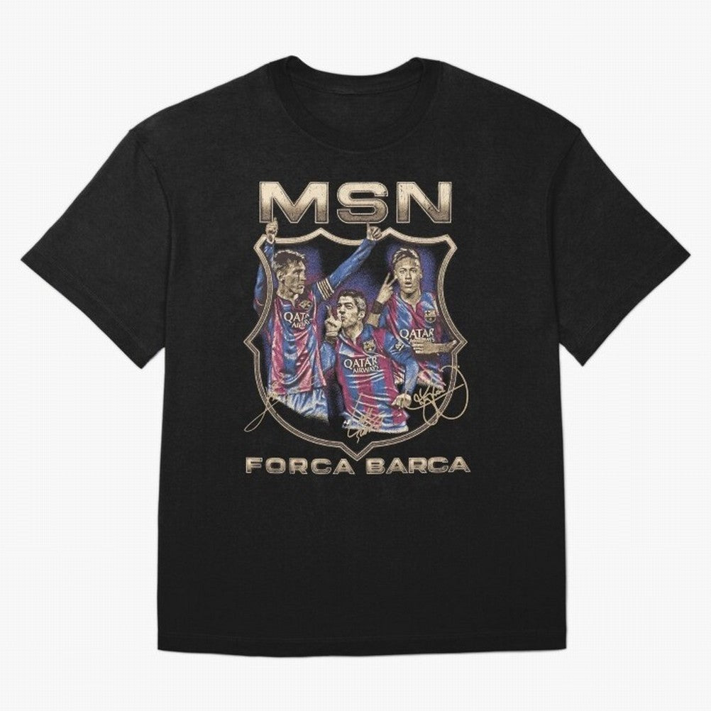 MSN of Barcelona Classic T-Shirt Represent the Passion of FIFA World Cup 2026 USA Canada Mexico Connected to Cristiano Ronaldo, Haaland and CR7, Portugal Energy, Game Day Rituals, Football Legends, Country Pride and the Road to the Final; Perfect