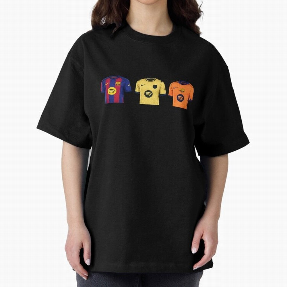 Barca 2526 Jersey Trio Classic T-Shirt Celebrate Fan Favorites in FIFA World Cup 2026 Inspired by Haaland and Mbappe, Brazil, Portugal and Argentina Energy, Football History, Final Match Energy, Crowd Noise and Once in a Lifetime Moments; Created